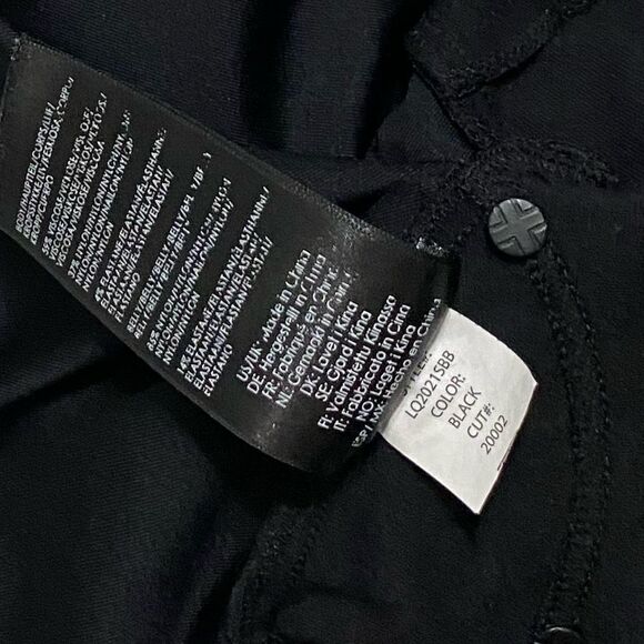 LIVERPOOL Leggings Maternity NEW Stretch Jeans Pockets Black Size 4/27 - Picture 9 of 12